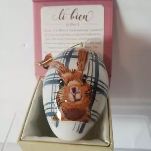 Easter Egg Pier 1 Imports Li Bien Henry Bunny Easter Egg NWT - Picture 1 of 6