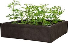 Dirt Pot Box by Hydrofarm raised garden bed, 4 x 4, HD fabric with sturdy frame
