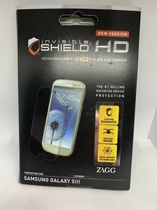 ZAGG InvisibleShield HD Screen Protector for Samsung Galaxy S3, Brand New - Picture 1 of 3