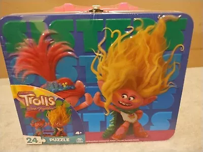 DreamWorks Trolls Band Together 24 Piece Puzzle in Lunchbox Tin - New & Sealed - Image 1 of 4
