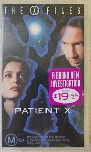 X-Files VHS Video Tape Patient X/The Red and the Black New/Sealed Australia 1999 - Picture 1 of 4