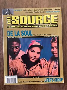 The Source Magazine - June 1991 - No. 21 - De La Soul - RARE! VG+ - Poster Incu