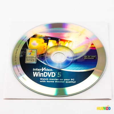 InterVideo WinDVD 5 CD For Windows 98, XP, 2000, ME with Serial Number - Image 1 of 2