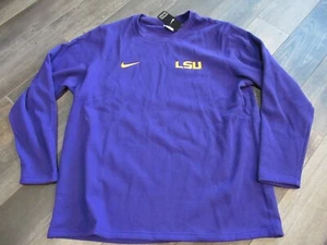 Felpa termica LSU Tigers girocollo Nike uomo 2XL nuova con etichette spedizione gratuita - Foto 1 di 3