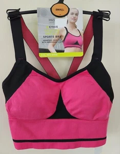 M&S ACTIVE Medium Impact Seamfree Sports Bra - Size Small - Bild 1 von 6