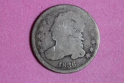 Estate Find 1836 - Capped Bust Dime!!   #K49775 - Image 1 of 2
