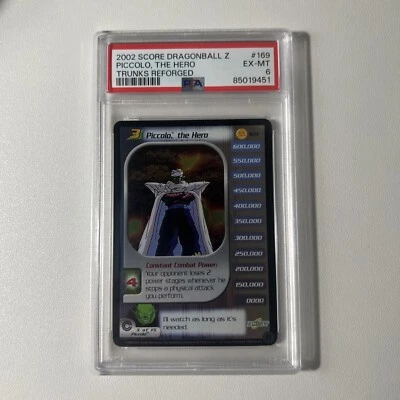 2002 Dragonball Z Piccolo, The Hero #169 Foil Trunks Reforged Rare PSA 6 EX-MT - Image 1 of 2