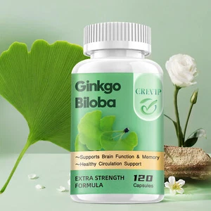 Ginkgo Biloba 125mg - Mental Alertness, Focus Brain Memory Metabolism Booster - Picture 1 of 13