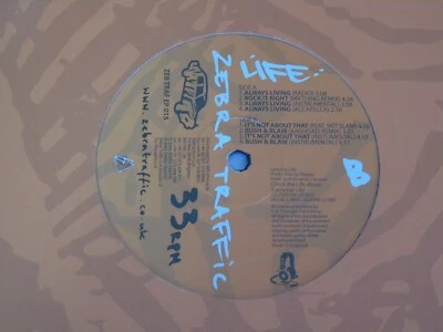ZEBRA TRAFFIC - Life - 2003 UK 8-track 12" Vinyl Single - Image 1 of 4