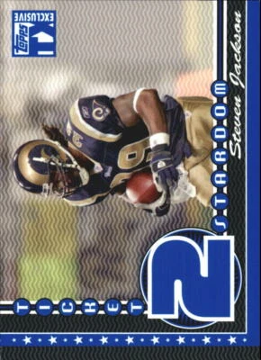 2007 Topps TX Exclusive Ticket 2 Stardom #SJ Steven Jackson Card /499  - Image 1 of 2