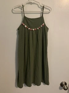 Old Navy Girls Tank Dress S(6-7) Green 054 - Picture 1 of 4