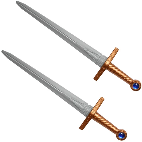 SET OF 2 - Halloween Knight Sword Costume Dragon Slayer Fantasy Toy 20 Inches Cover