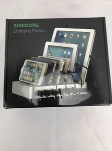 Simicore Charging Station for Multiple Devices, Certified 6 USB 50W 10A New - Picture 1 of 6