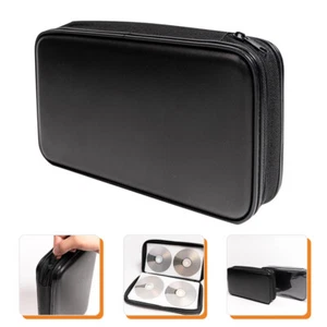 CD Storage Bag Travel Organizer Zipper Closure Cddvd Case Holder - Afbeelding 1 van 11