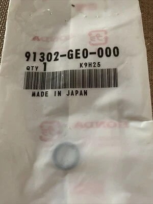 Genuine OEM Honda Civic Accord Fit CR-Z Dipstick Tube O-Ring Seal 91302-GE0-000 - Image 1 of 4