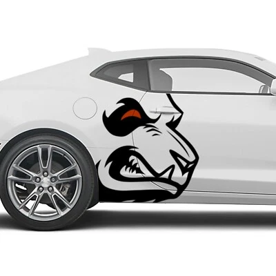 Angry Panda Decal Set INCLUDES Both Sides | 3M High Quality Vinyl - Изображение 1 из 3