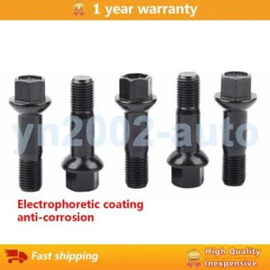 5Pcs Stainless Steel Lug Bolts Nuts fit for Benz W164 W166 W221 W222 S300L ML350 - Picture 1 of 6