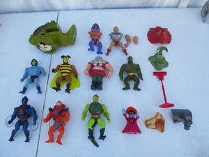 10 MOTU 1980's Mattel He-Man Masters of the Universe Figures w/ Accessories - Picture 1 of 24