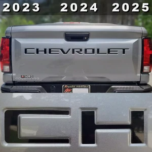 VINYL: Gloss Black Letters CHEVROLET COLORADO 2023-25 - Picture 1 of 14