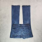Citizens Of Humanity Jeans Women 30(Fit 32X34) Blue Amber Mid Rise Bootcut Denim