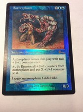 MTG - Magic the Gathering, ANTHROPLASM, Urza’s Legacy, Shapeshifter, FOIL, 4/15