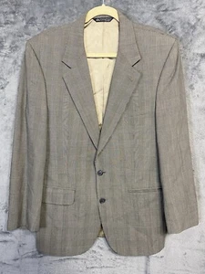Vintage Christian Dior Wool Monsieur Mens Tweed Two Button Blazer USA Union Made - Picture 1 of 17