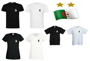T-SHIRT UNISEXE ALGÉRIE DZ FOOT 2 ÉTOILES FIFA FENNEC FOOT ANNIVERSAIRE CADEAU - Imagen 1 de 7