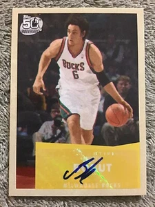 2006-07 Topps 50th Anniversary ANDREW BOGUT Autograph Milwaukee Bucks - Picture 1 of 5