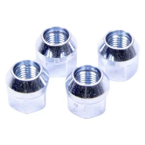 Chrome Cone Seat Acorn Bulge Lug Nuts Fits 2004-2018 Ford EcoSport - Picture 1 of 1