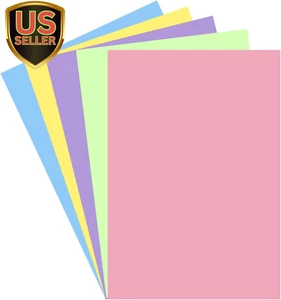 30 Sheets Easter Colored Cardstock,8.5 X 11 Inches 5 Colors Assorted Color Ca... - Picture 1 of 1