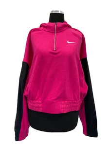 NIKE FELPA CON CAPPUCCIO DONNA WOMAN SWEATSHIRT JHG380 - Foto 1 di 12