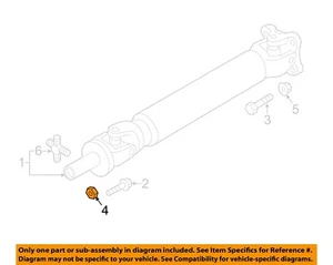 NISSAN OEM 16-18 Titan XD Front Suspension-Drive Shaft Nut 37171AL60A - Picture 1 of 2