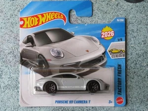 Hot Wheels H6A 015  PORSCHE 911 CARRERA T grey 2026 015/250 CaseA New Casting - Picture 1 of 2