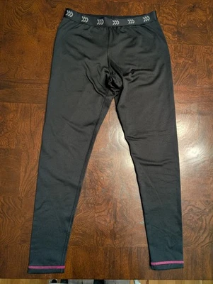 Леггинсы для девочек All In Motion/Long Johns размер 10/12 черные легкие с флисовой подкладкой - Изображение 1 из 4