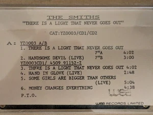 The Smiths & Sandie Shaw – There Is A Light That Never Goes Out cassette promo - Picture 1 of 6