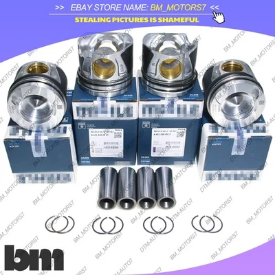 4x Piston Set STD For Mercedes-Benz W205 W204 C220 CDI Sprinter Vito OM651 2.1L - Изображение 1 из 4