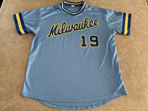 Milwaukee Brewers Robin Yount Throwback Game Giveaway Jersey XL - Picture 1 of 4