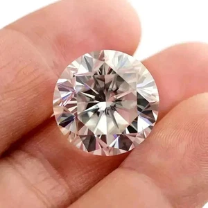 6.00 CT Natural D Color Lab Grown Diamond Round Cut Certified VVS1 CVD clarity - Picture 1 of 13