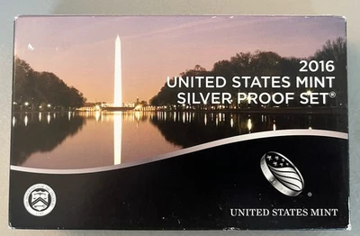 2016 Silver Proof Set 13 Coins With Box & COA US Mint - Image 1 of 4