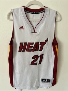 NBA MIAMI HEAT BASKETBALL SHIRT TRIKOT ADIDAS #21 WHITESIDE GR. M - Bild 1 von 12