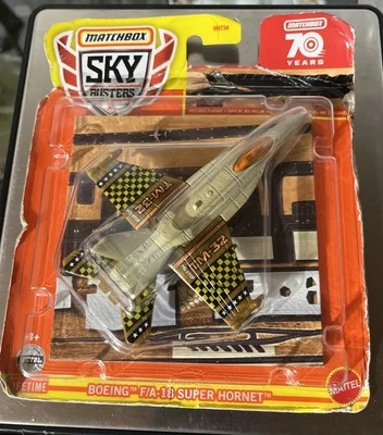 2023 Matchbox Sky Busters Boeing F/A 18 Super Hornet 70th - Image 1 of 3
