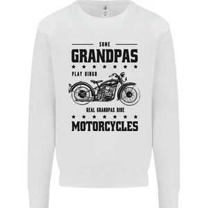 Some Grandpas Funny Biker Motorbike Bike Kids Sweatshirt Jumper - Picture 1 of 27