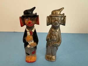 2 Stück 50er Jahre Vintage Metallguss Bar Po Hut/ Korkenzieher - Bild 1 von 11