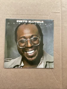 CURTIS MAYFIELD Soul Funk Vinyl LP Record Heartbeat RS13053 RSO 56 1979 SEALED - Imagen 1 de 2