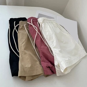 A line Design Women's Casual Lightweight High Waist Fashionable Shorts - Picture 1 of 18