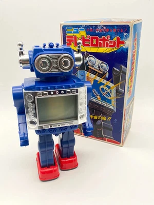 Horikawa TV Robot vintage 70s Japan working MIB - Photo 1/4