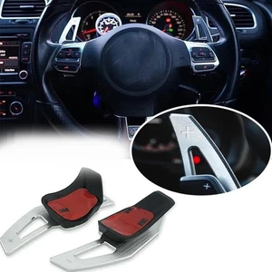 Silver Paddle Shift Extension DSG Compatible with Golf 5 6 MK5 MK6 GTI R32 R R20 - Picture 1 of 7