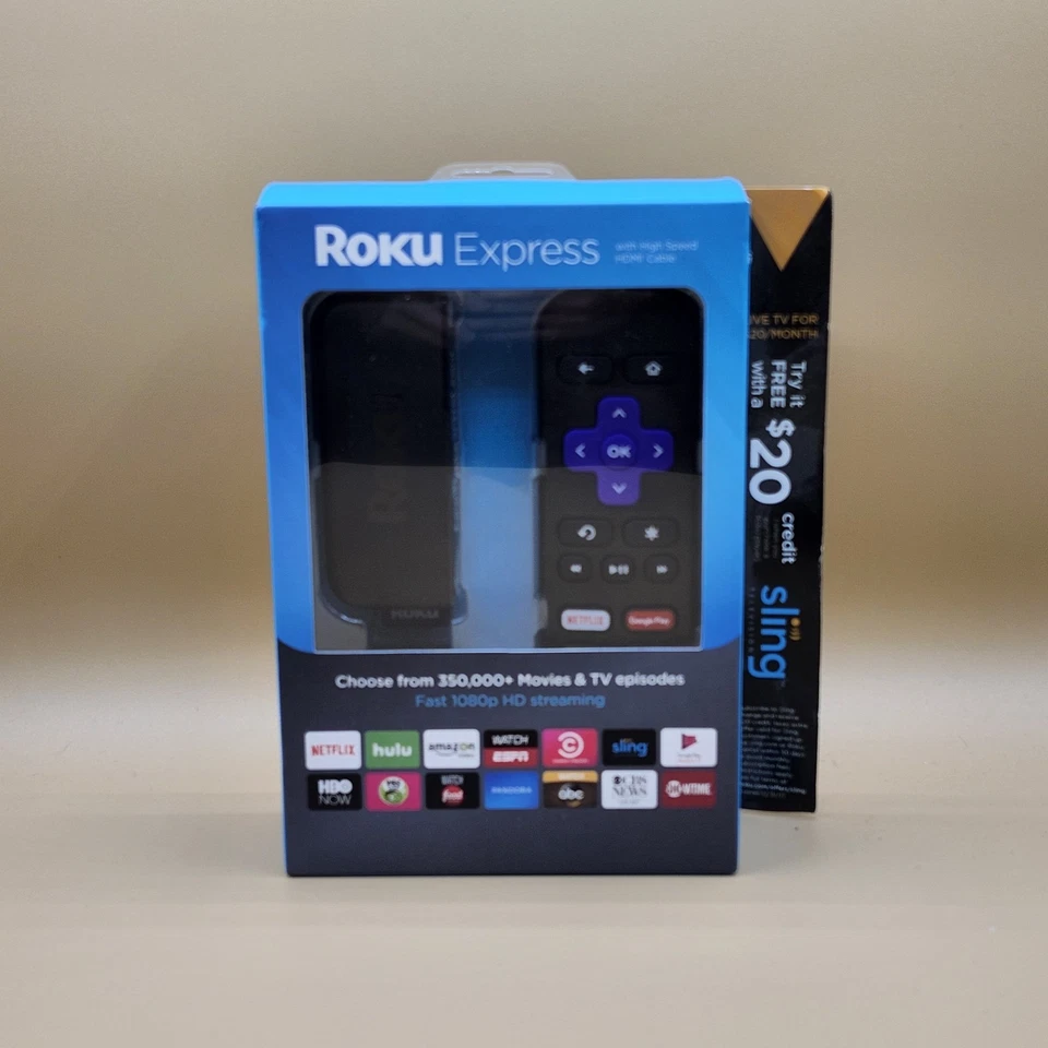 Roku Express 3900 Digital Media Streamer - Black (3900BP)