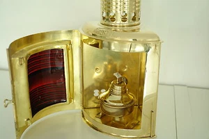 Positionslichter Backbord Lampe Brenner Messing  NEU - Bild 1 von 1