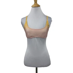 Triangl Shimmer Bikini Top Womens M Medium Sunrise Low Scoop Adjustable Strap - Picture 1 of 11